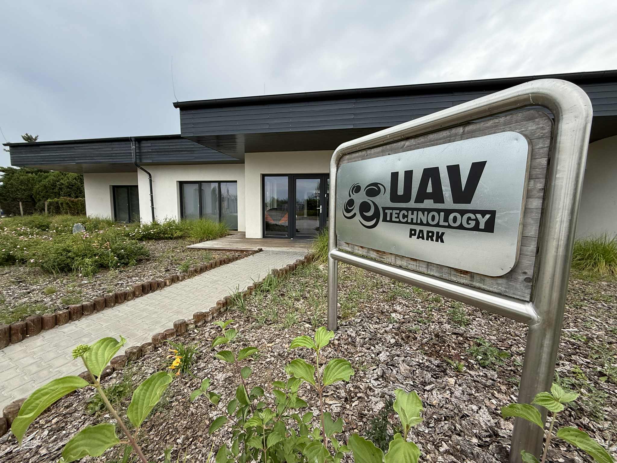 SkyDrone Park founders and early facility